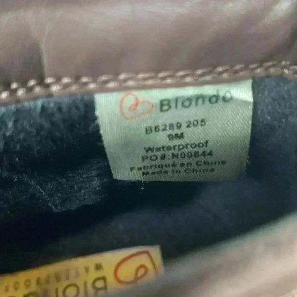 Blondo Waterproof Brown Ankle Booties Womens Size 9 - Picture 9 of 10